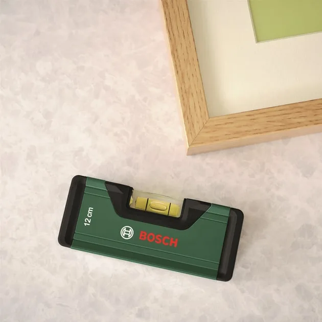 Рівень Bosch, 12 см, 1 капсула, алюмінієвий.