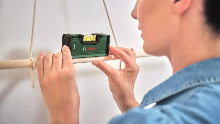 Рівень Bosch, 12 см, 1 капсула, алюмінієвий.