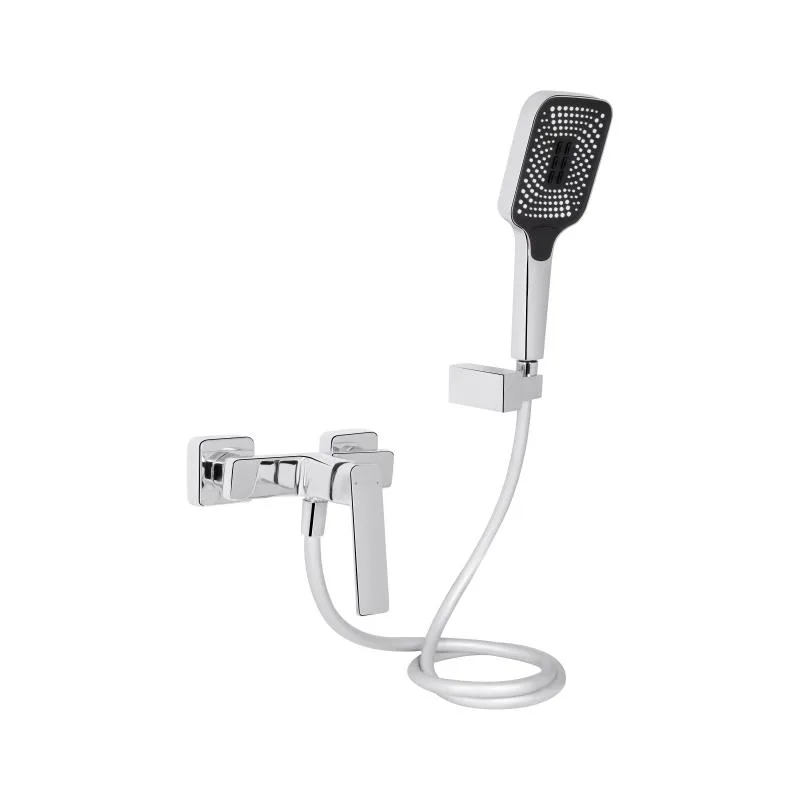 Змішувач для душу одноважільний Qtap Capricorn 4060102 хромований латунь 325х185х75 мм