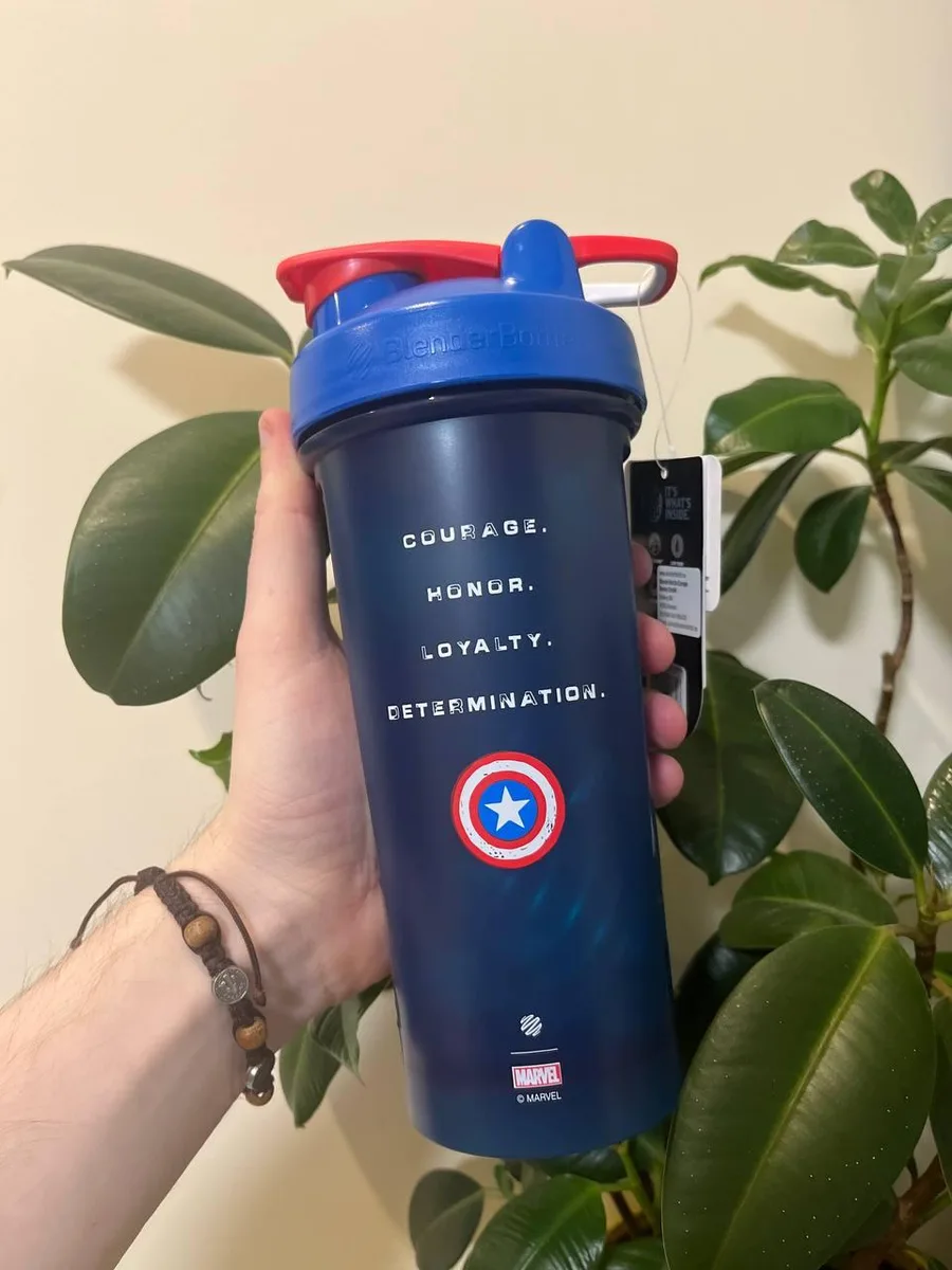 Шейкер спортивний BlenderBottle пластик 820 мл Синій