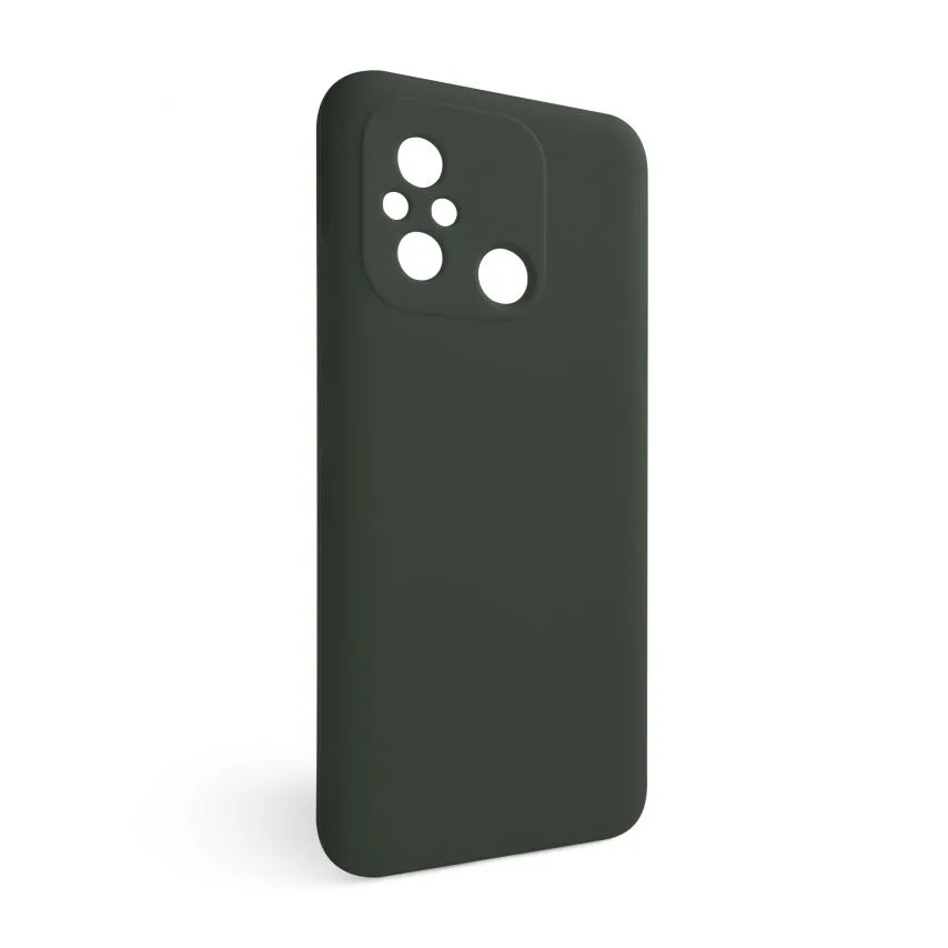 Чохол силіконовий для смартфона Xiaomi зелений 12C 41 закритий низ
