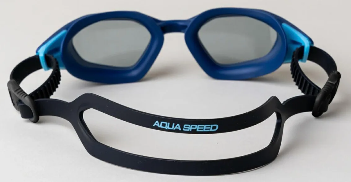 Окуляри для плавання Aqua Speed TPE OFSM синій чорний бірюзовий