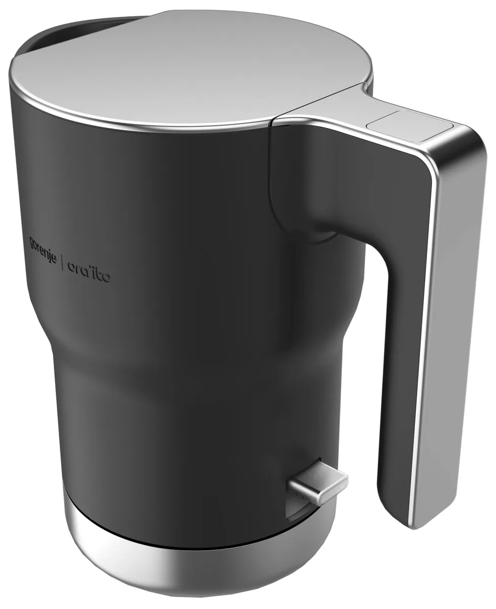 Електрочайник Gorenje 1.5л з ізольованими стінками, чорний матовий.