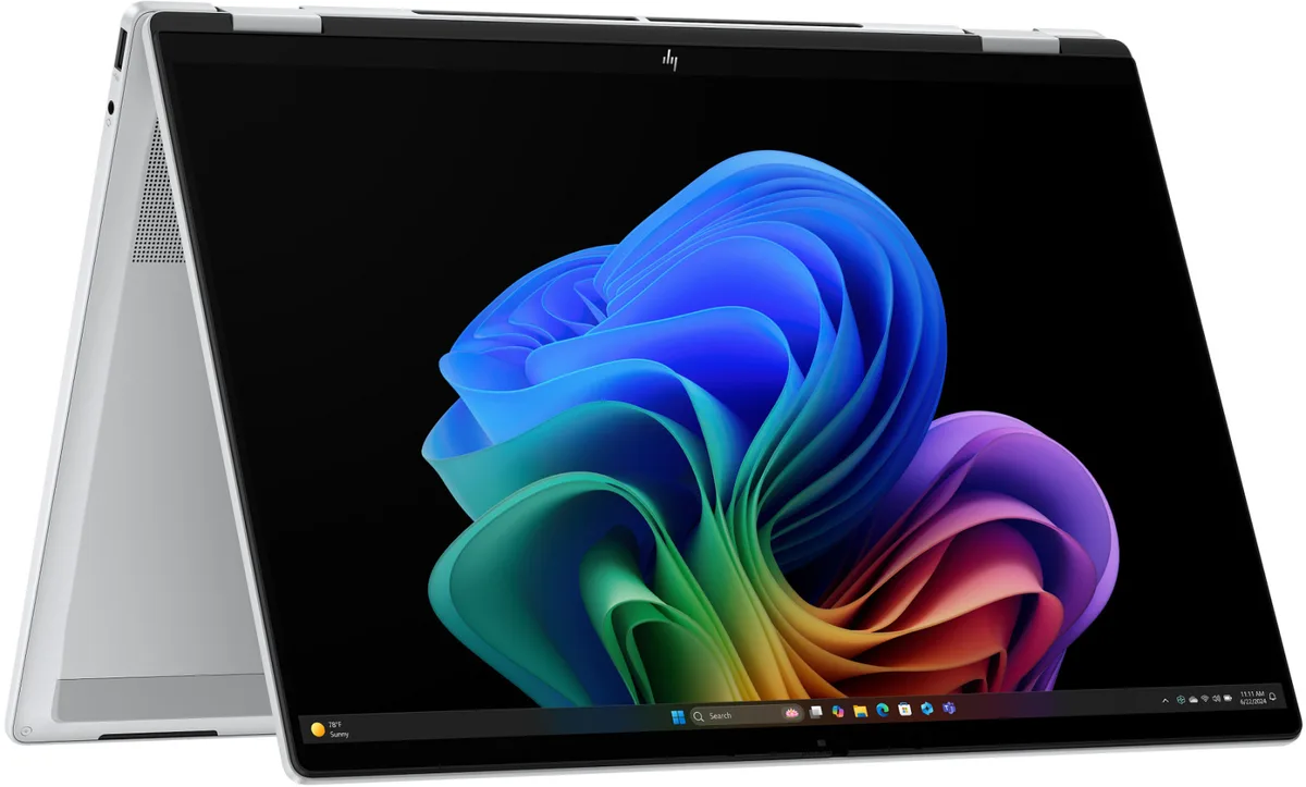Ноутбук HP OmniBook X Flip x360 16-as0000ua 16" 3K OLED Touch, Intel U7-258V, 32GB, F1TB, UMA, Win11, сріблястий
