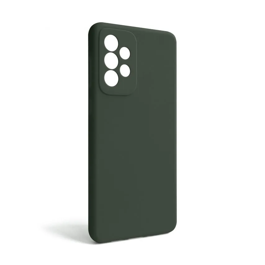 Чохол Silicone Case для Samsung A73 5G силіконовий 2022 зелений