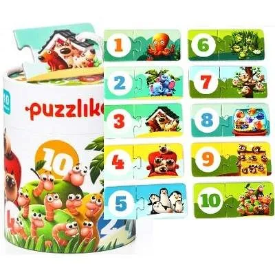 Пазли Puzzlika "Мої друзі" розвиваючі для дітей від 3 років, 20 елементів