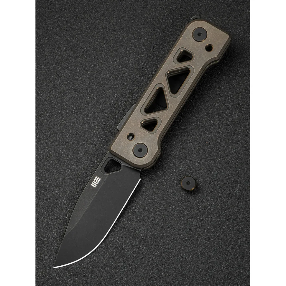 Ніж складаний Weknife титановий 171,3 мм чорний CPM 20CV