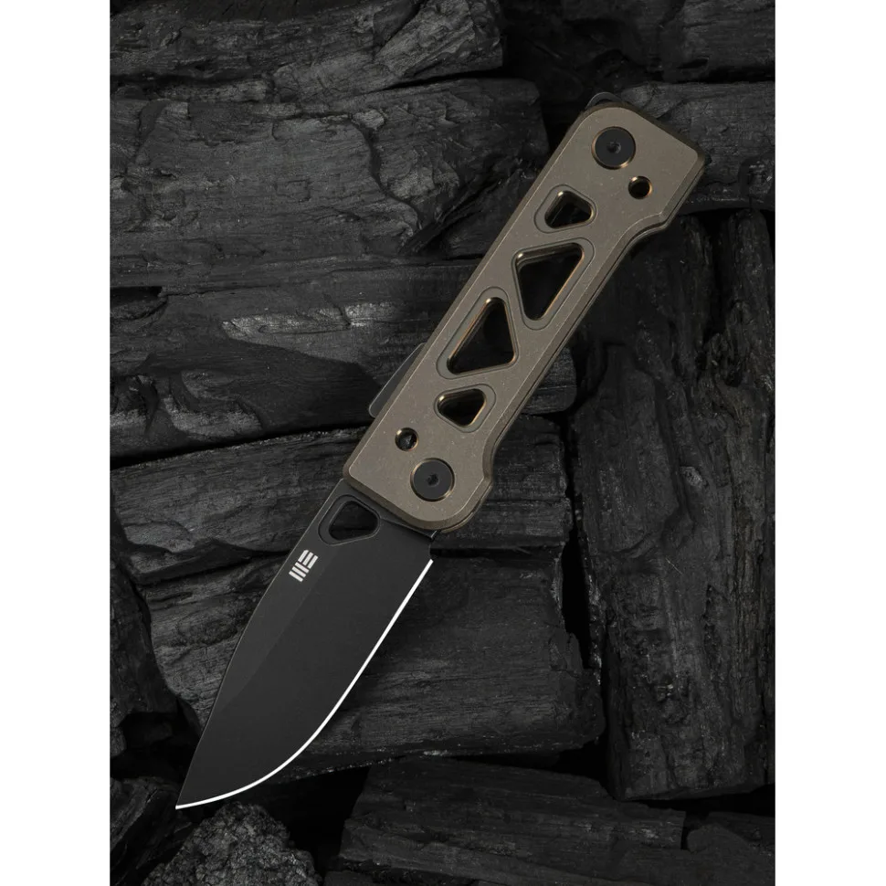 Ніж складаний Weknife титановий 171,3 мм чорний CPM 20CV