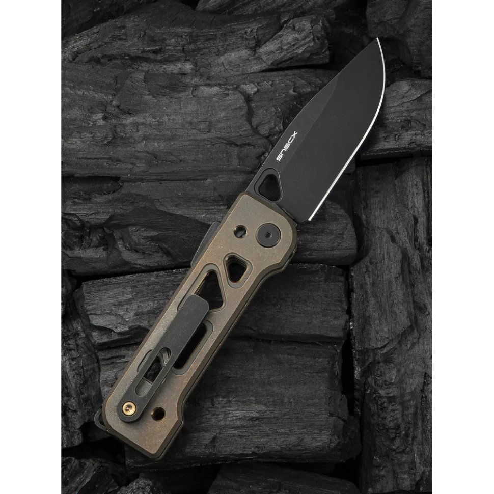 Ніж складаний Weknife титановий 171,3 мм чорний CPM 20CV