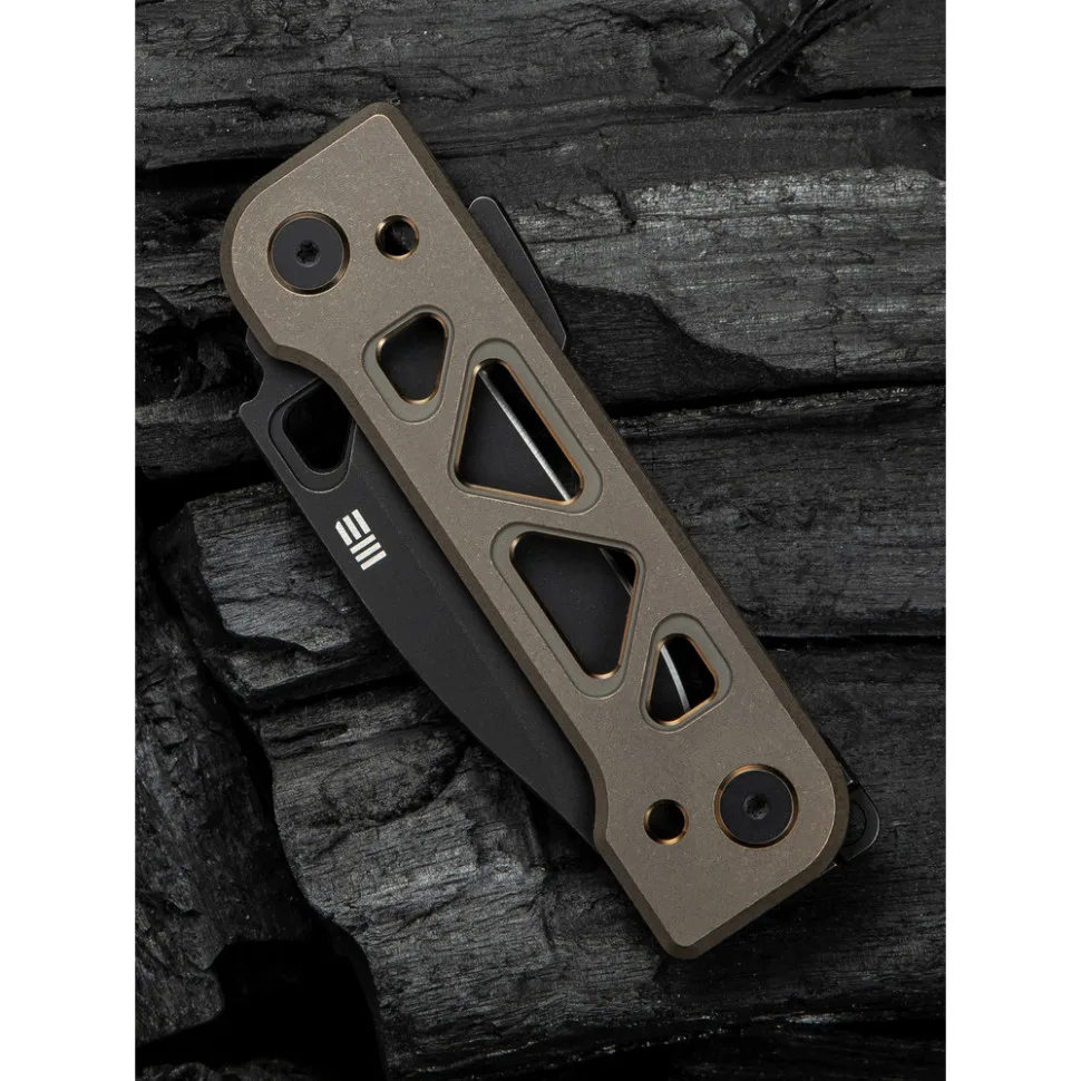 Ніж складаний Weknife титановий 171,3 мм чорний CPM 20CV