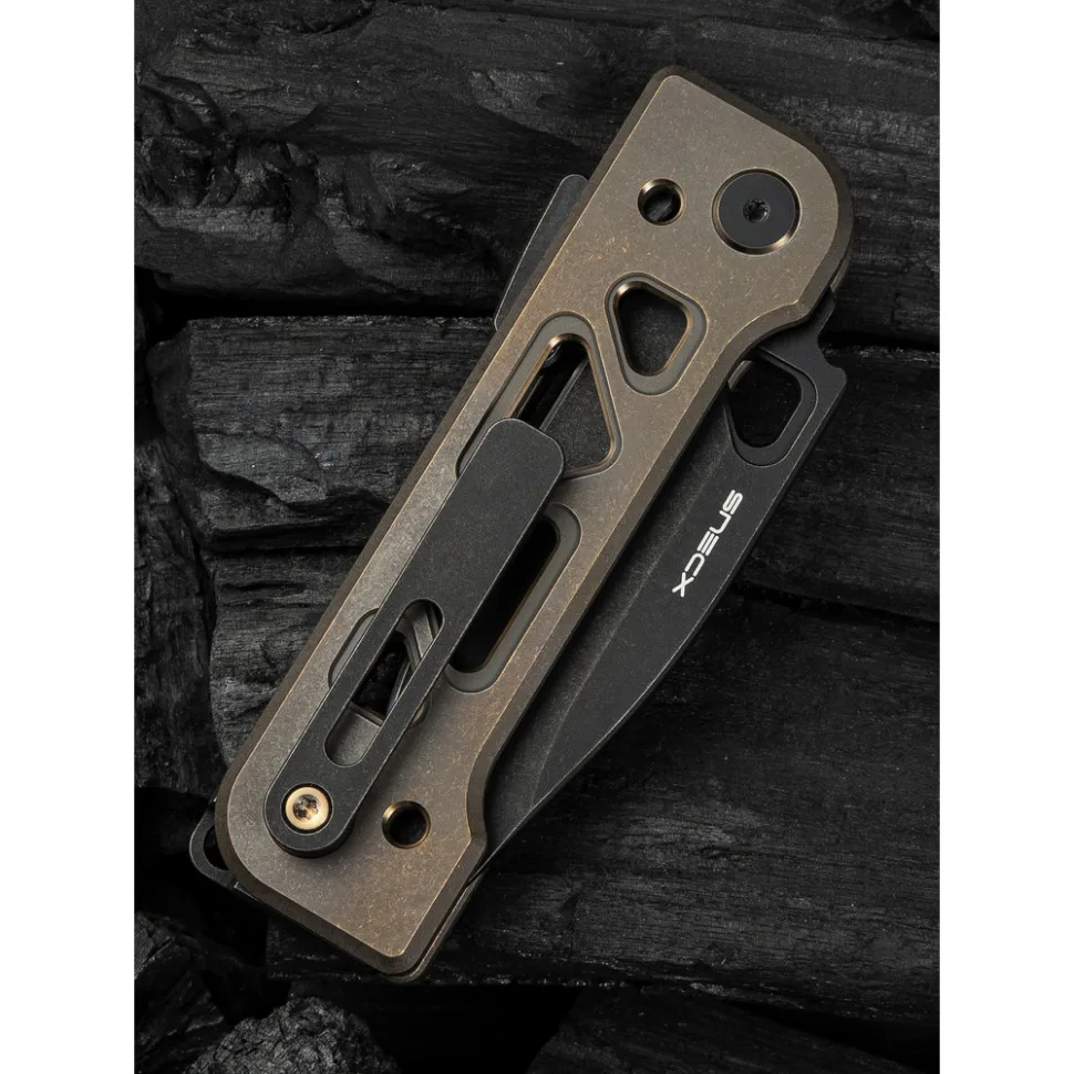 Ніж складаний Weknife титановий 171,3 мм чорний CPM 20CV