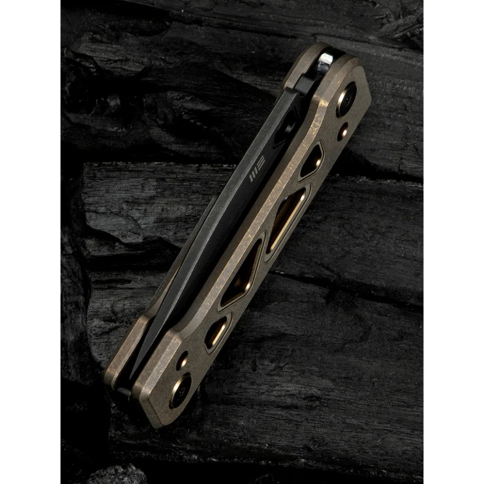Ніж складаний Weknife титановий 171,3 мм чорний CPM 20CV