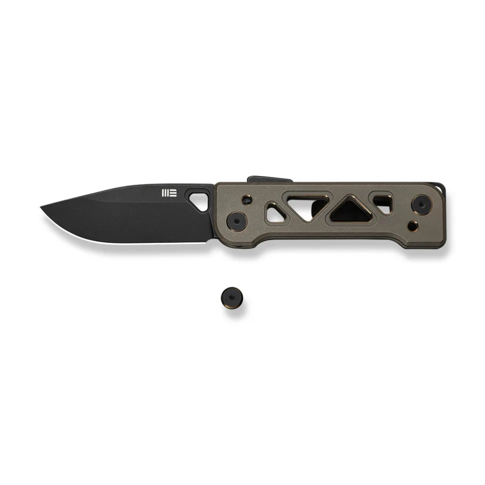 Ніж складаний Weknife титановий 171,3 мм чорний CPM 20CV