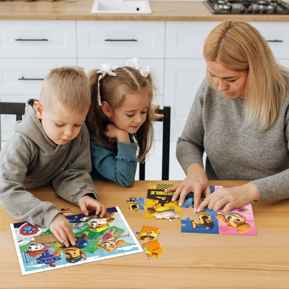 Дитячий пазл DoDo Toys 2 в 1 24 36 елементів картонний багатоколірний