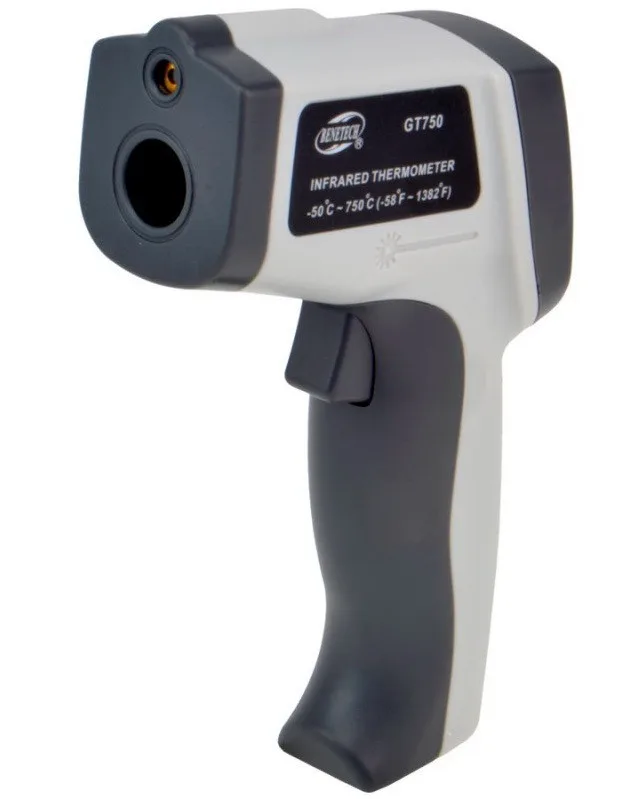 Пирометр инфракрасный Benetech GT750 -50-750 °C цветной ЖК дисплей 12:1