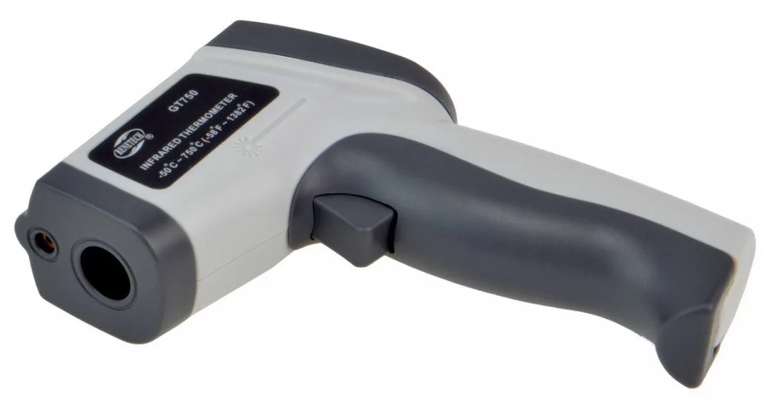 Пирометр инфракрасный Benetech GT750 -50-750 °C цветной ЖК дисплей 12:1