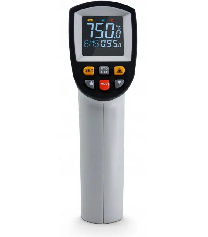 Пирометр инфракрасный Benetech GT750 -50-750 °C цветной ЖК дисплей 12:1