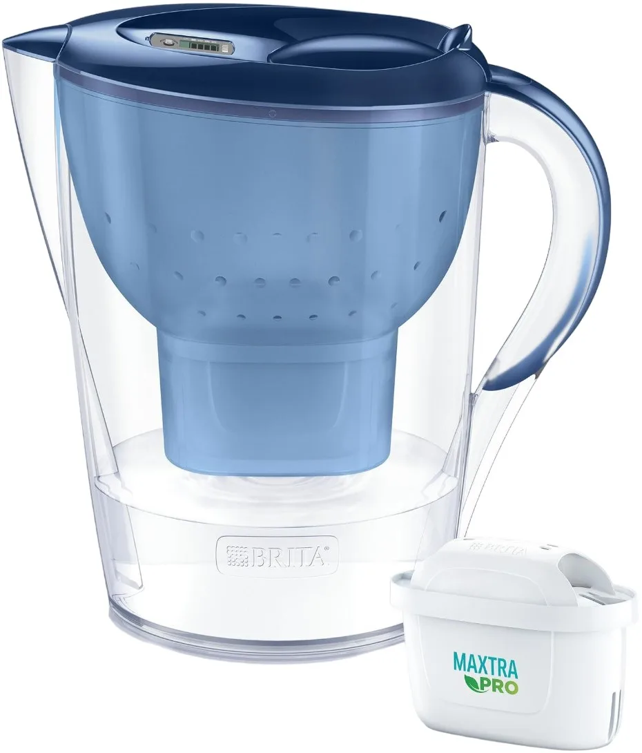 Фільтруючий глек Brita Marella XL Memo MXPro 3.5л (2л очищеної води) з фільтрувальним картриджем, білий.