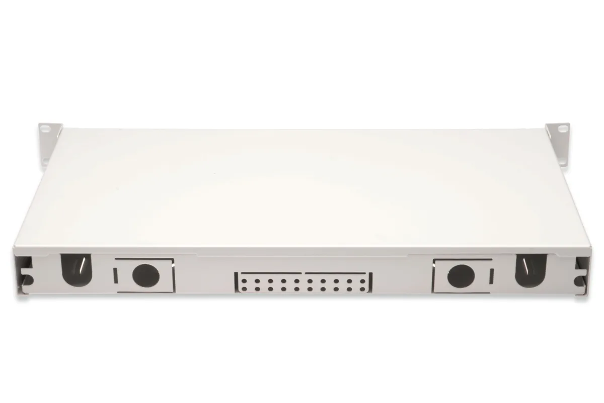 Оптическая панель DIGITUS 19' 1U, 24xSC duplex, включая кассету для спайса, OM4 цветные пигтейлы, адаптер.