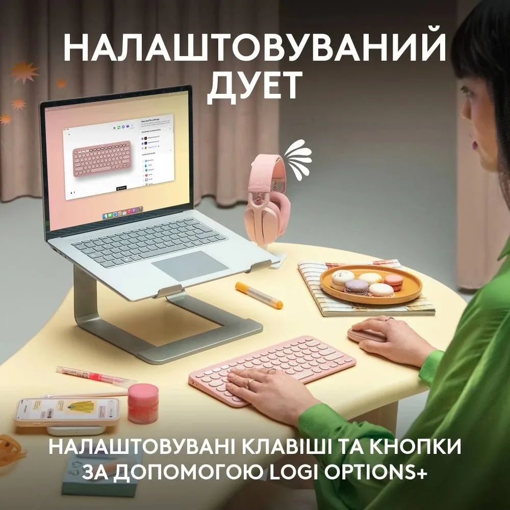 IT набор Logitech Клавиатура и мышь пластик 124х59х107 мм Серый