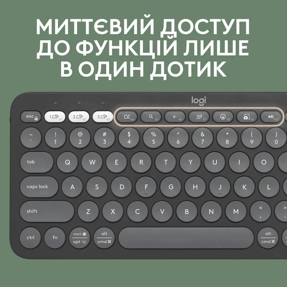 IT набор Logitech Клавиатура и мышь пластик 124х59х107 мм Серый