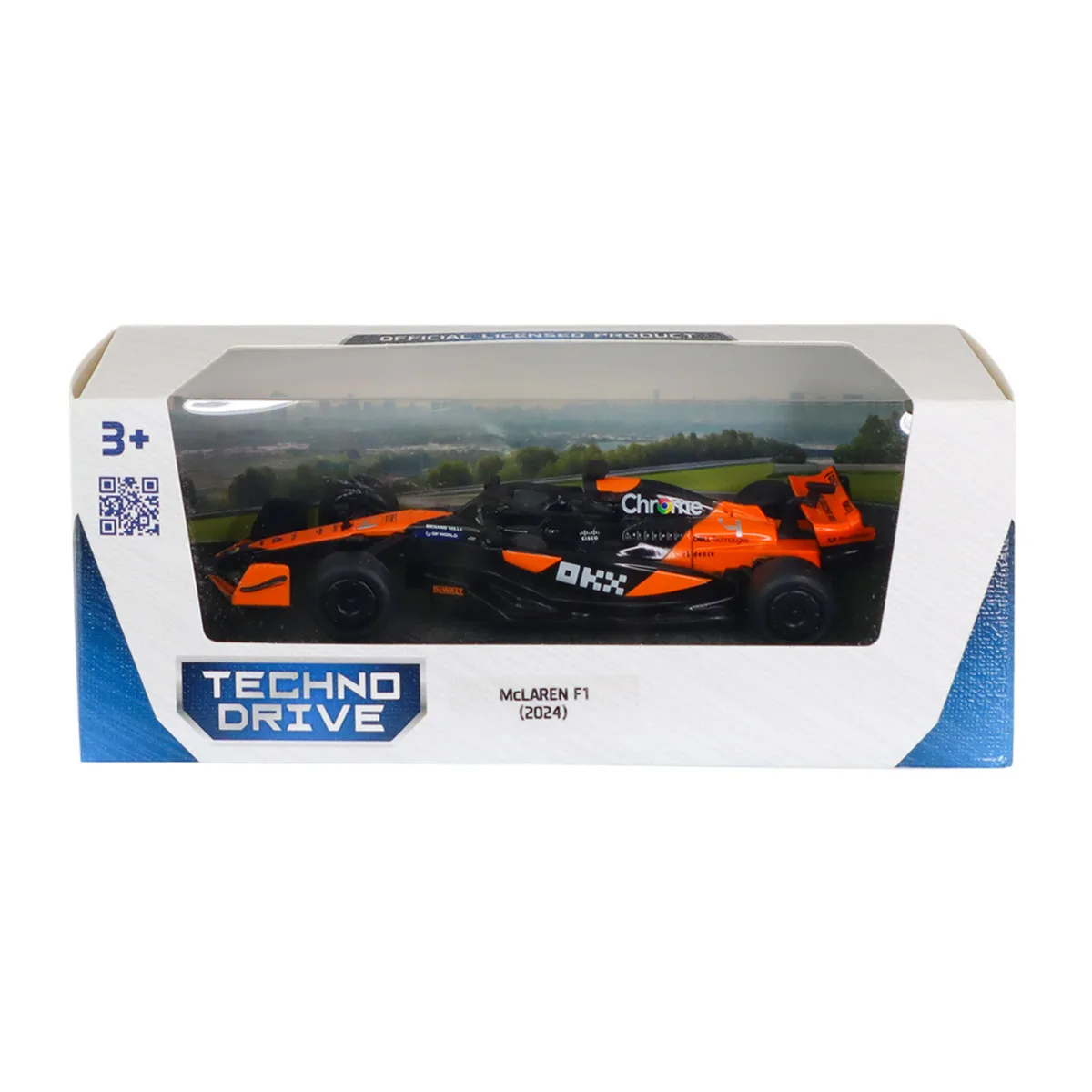 Автомодель TechnoDrive метал 1:43 помаранчева