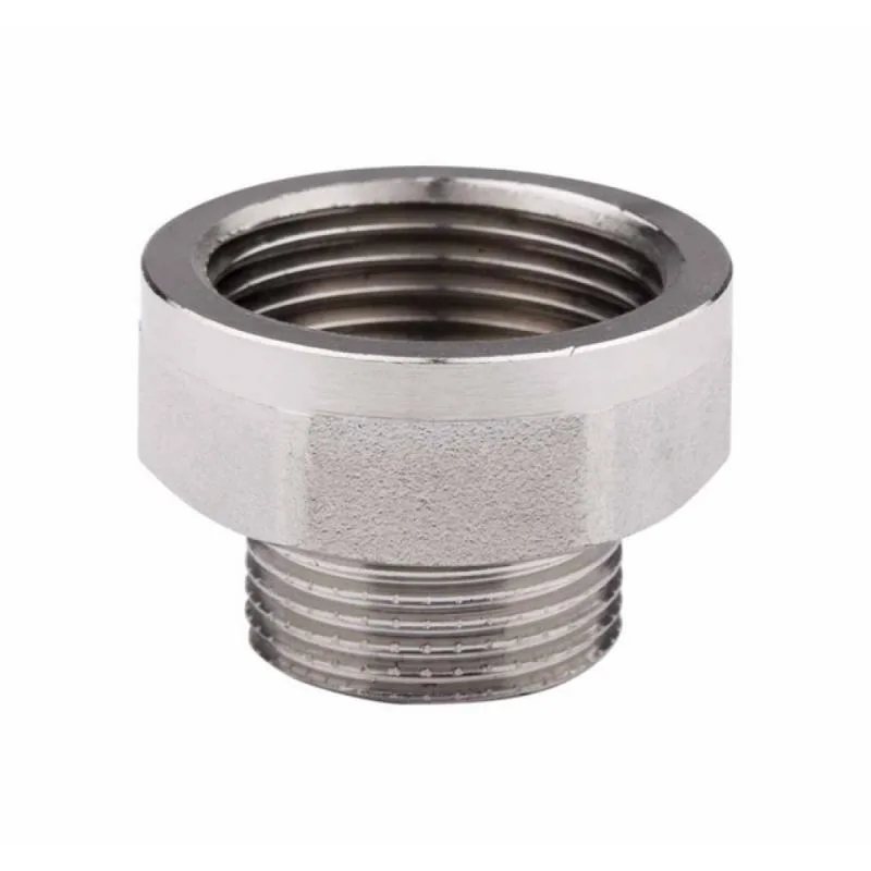 Переходник Thermo Alliance Forte 1 1/4"x3/4" латунь никелированная