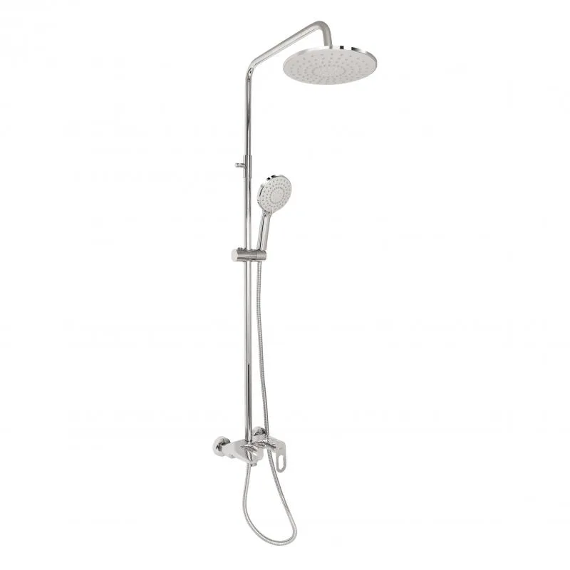Душова система Lidz Latwa 1030 хромована 960-1370 мм цинк