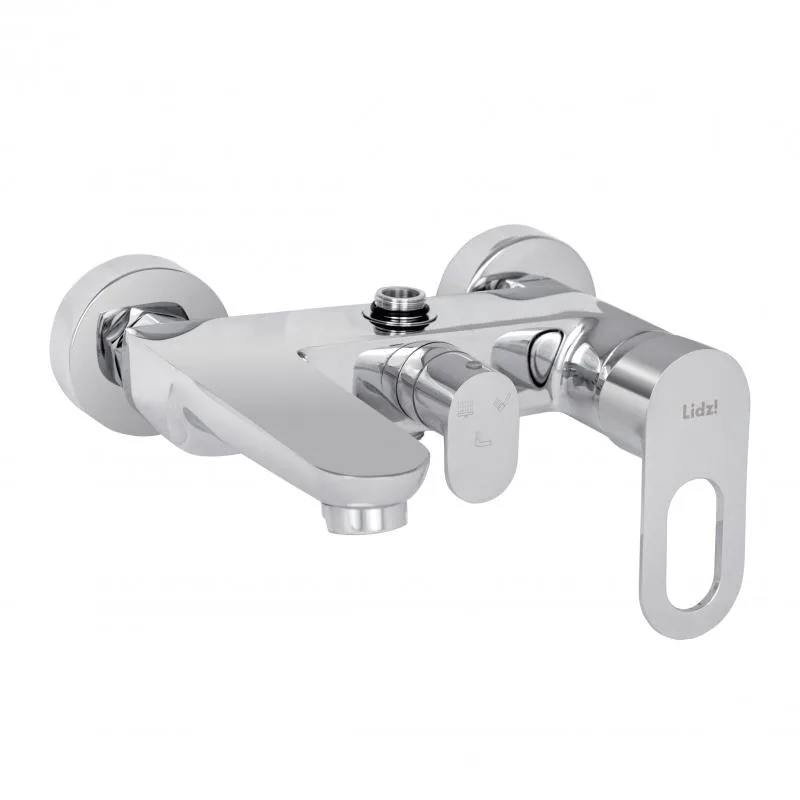 Душова система Lidz Latwa 1030 хромована 960-1370 мм цинк