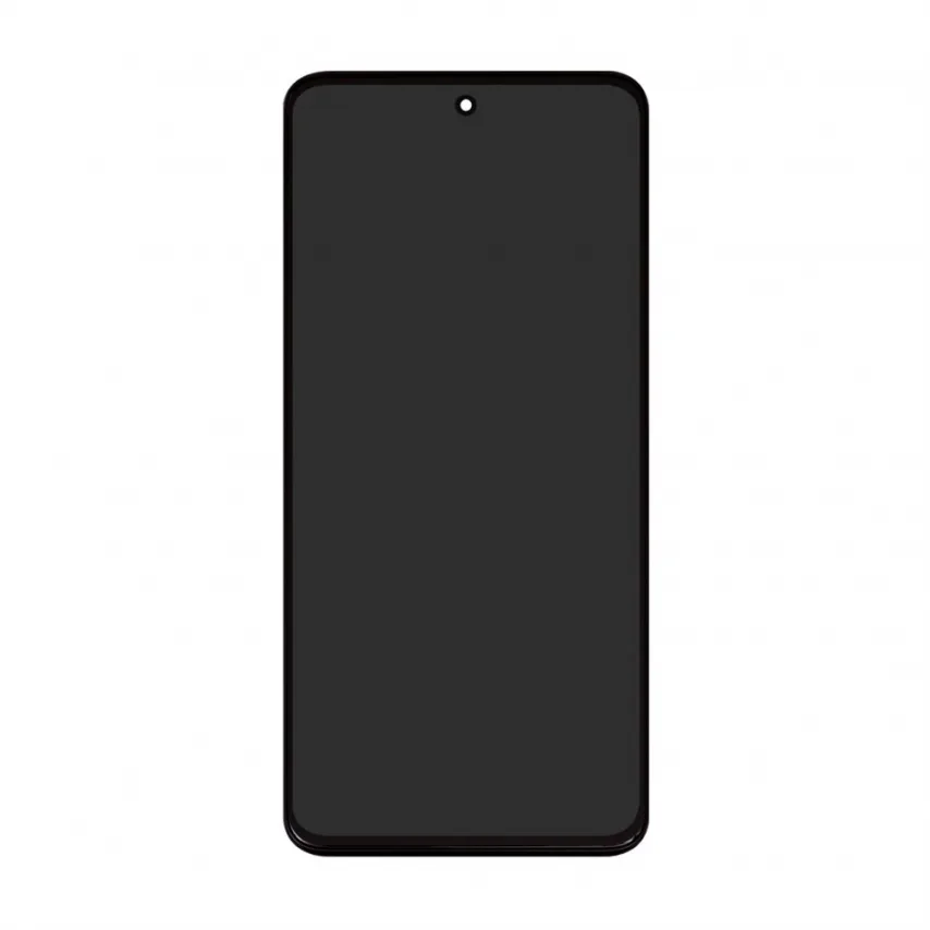 Дисплей P-OLED для Motorola Moto G84 5G 6,55 дюйм чорний з сенсором і рамкою Service Original