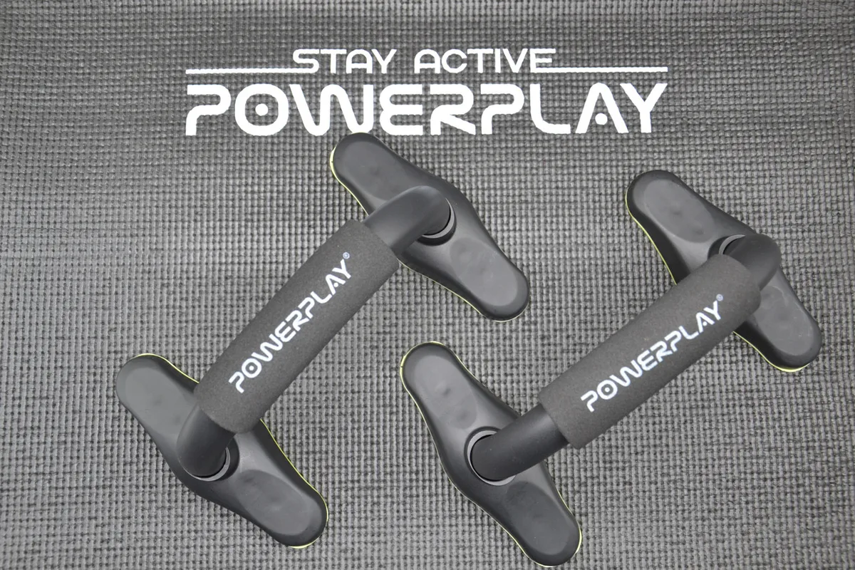 Упори для віджимань Active Point метал чорні