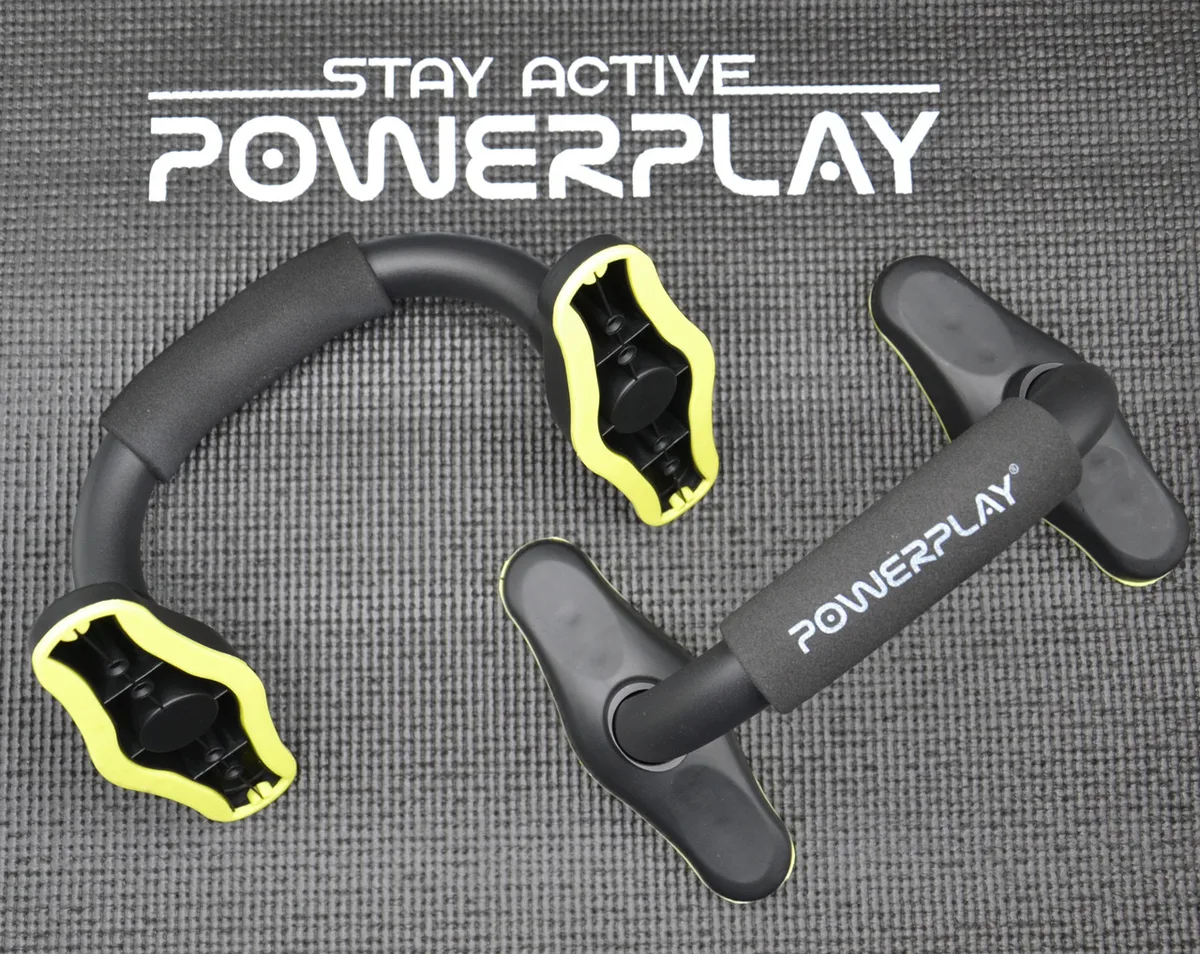 Упори для віджимань Active Point метал чорні