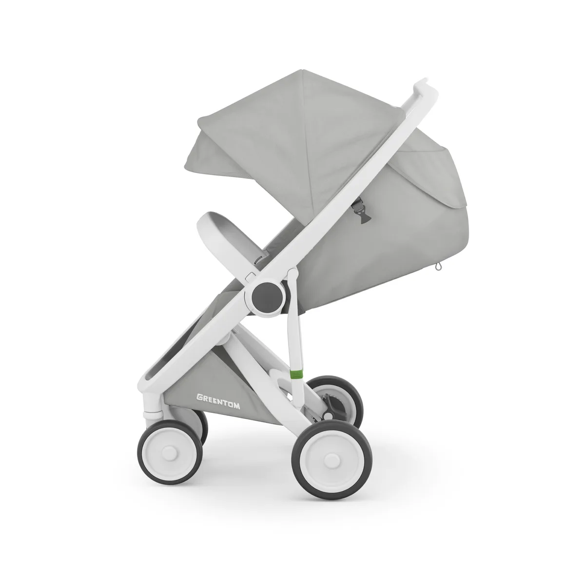 Прогулочная коляска Greentom Classic Grey-White