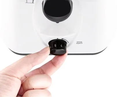 Тостер Tefal Delfini 850Вт, пластиковий, біло-чорний.