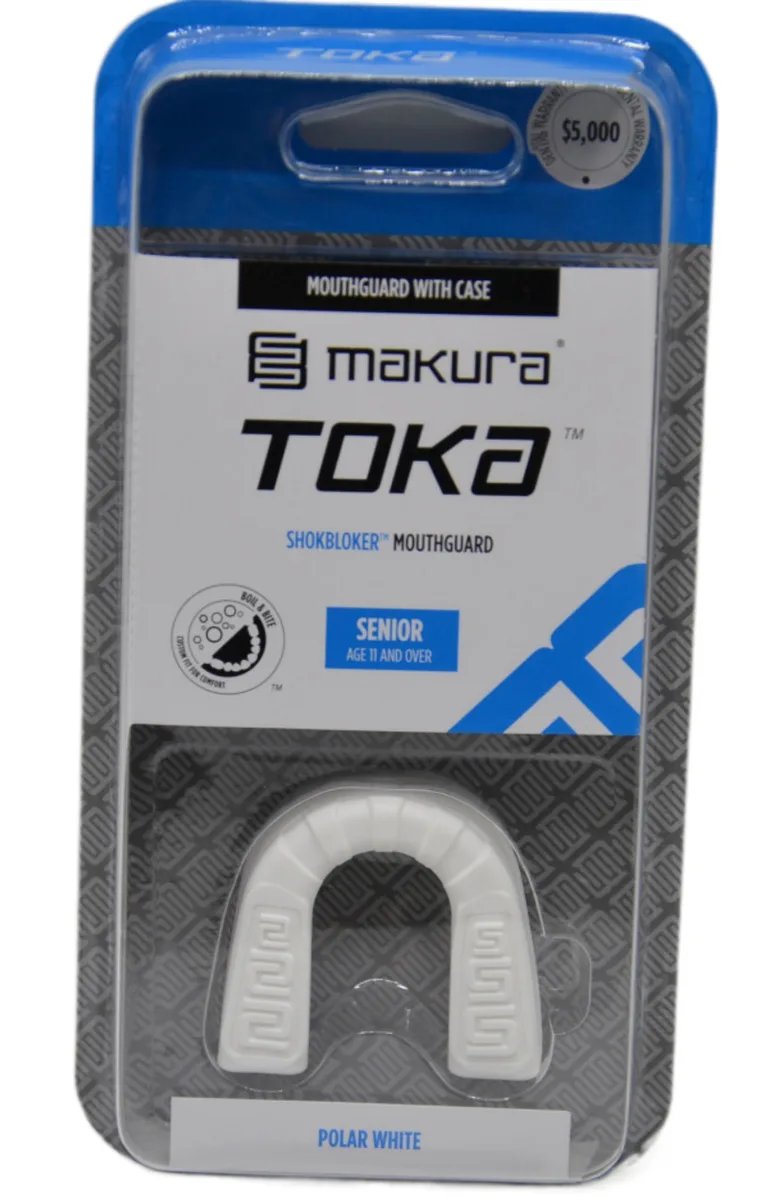 Капа MAKURA термопластик дитяча до 10 років біла