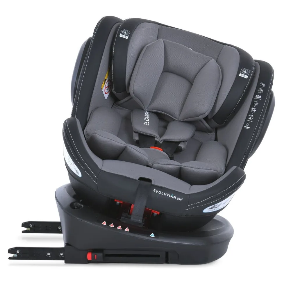Детское автокресло ME 1045 Evolution 0-36 кг серое комбинированное 58,5х50х55 см