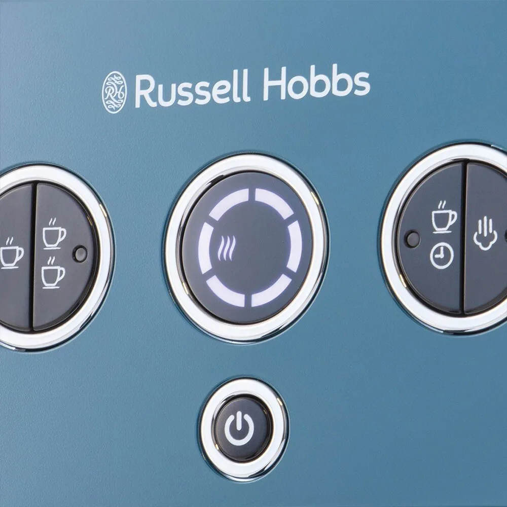 Кавоварка Russell Hobbs Distinctions Ocean ріжкова 11 л синьо-срібляста