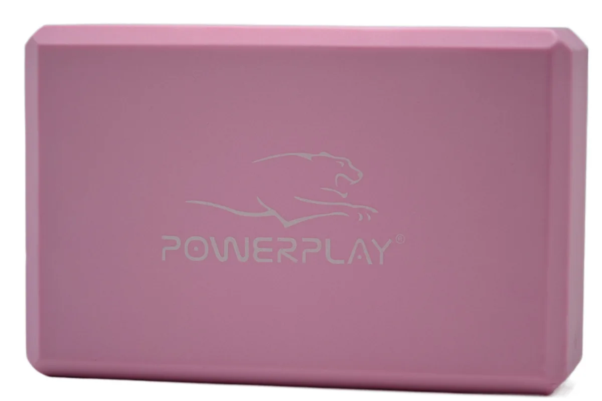Блок для йоги Active Point EVA 7,6х15,2х22,9 см Рожевий