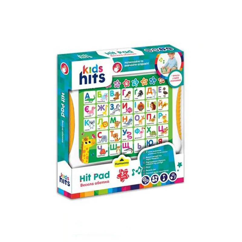 Інтерактивний планшет Kids Hits з пластику 30х20 см голубий