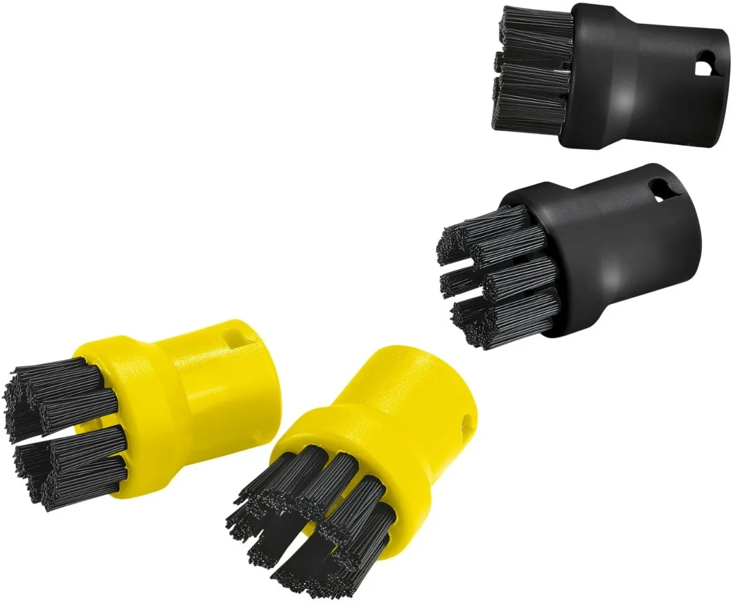 Набор круглых щеток для пароочистителя Karcher, 4 единицы в комплекте