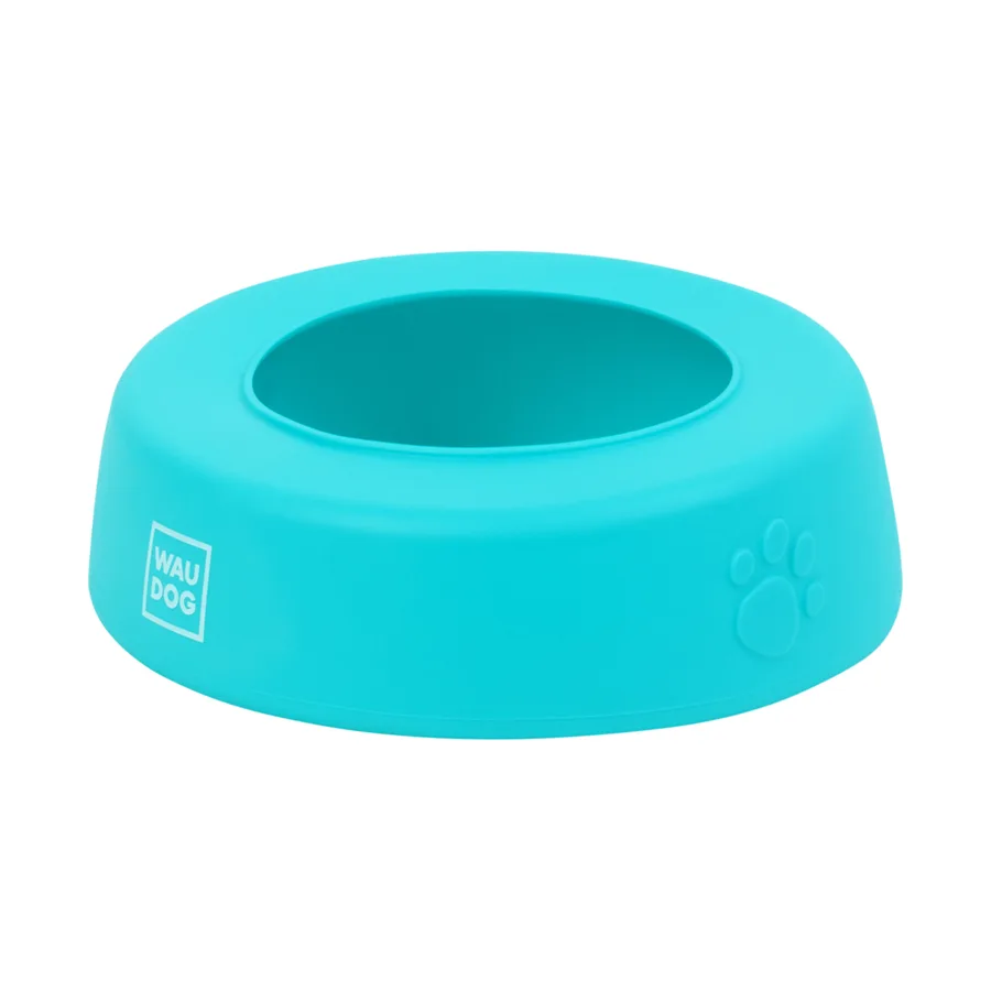 Миска WAUDOG Silicone 1 л силіконова блакитна діаметр 185 мм