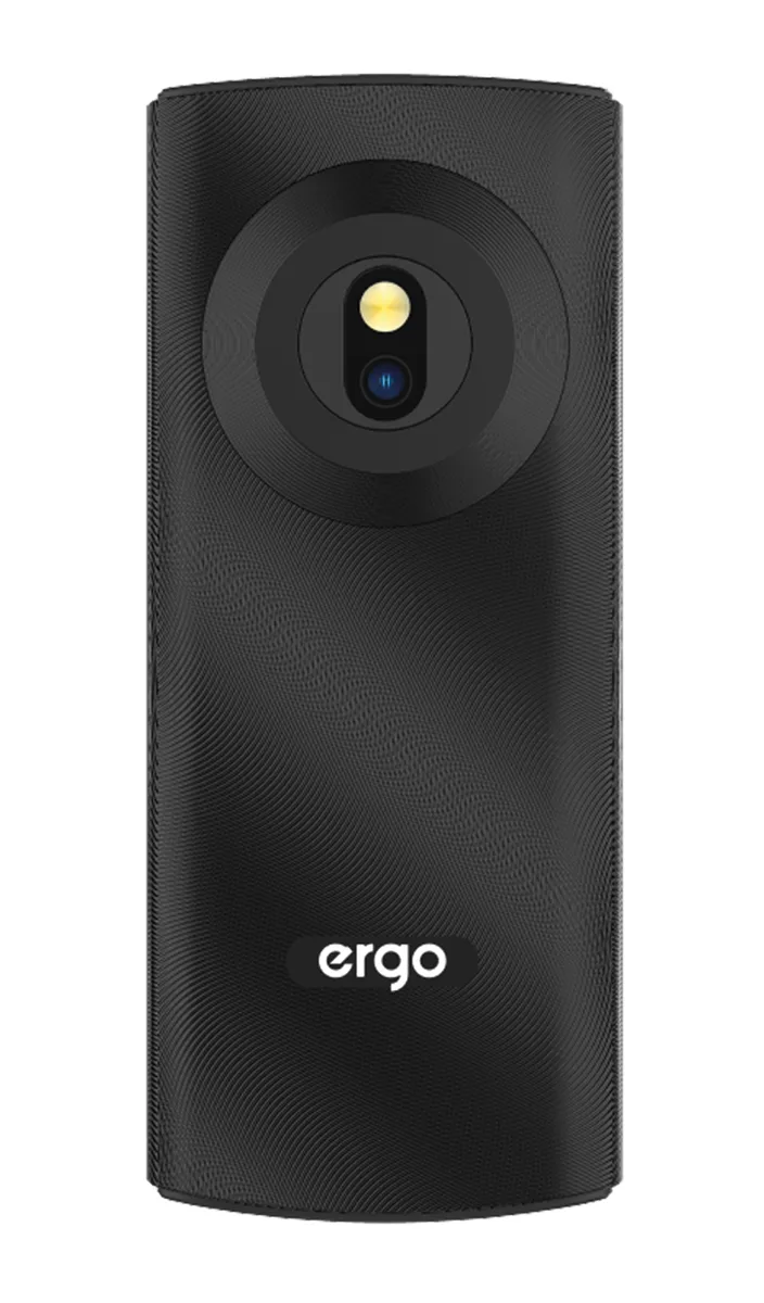 Мобільний телефон ERGO пластик 1,77 дюйма чорний Dual Sim