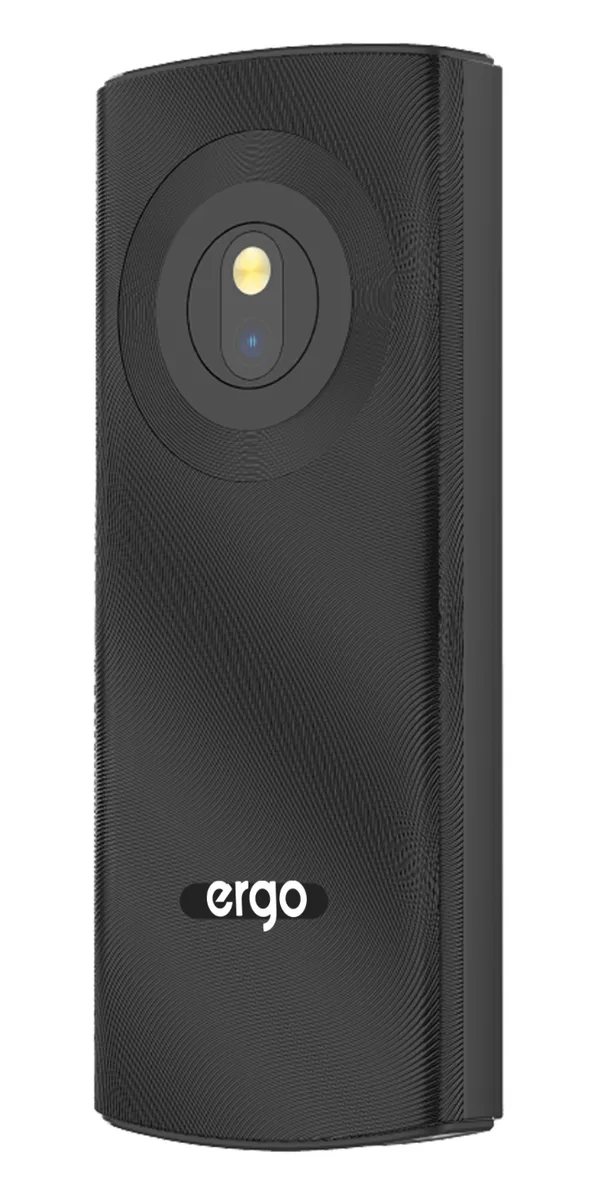Мобільний телефон ERGO пластик 1,77 дюйма чорний Dual Sim