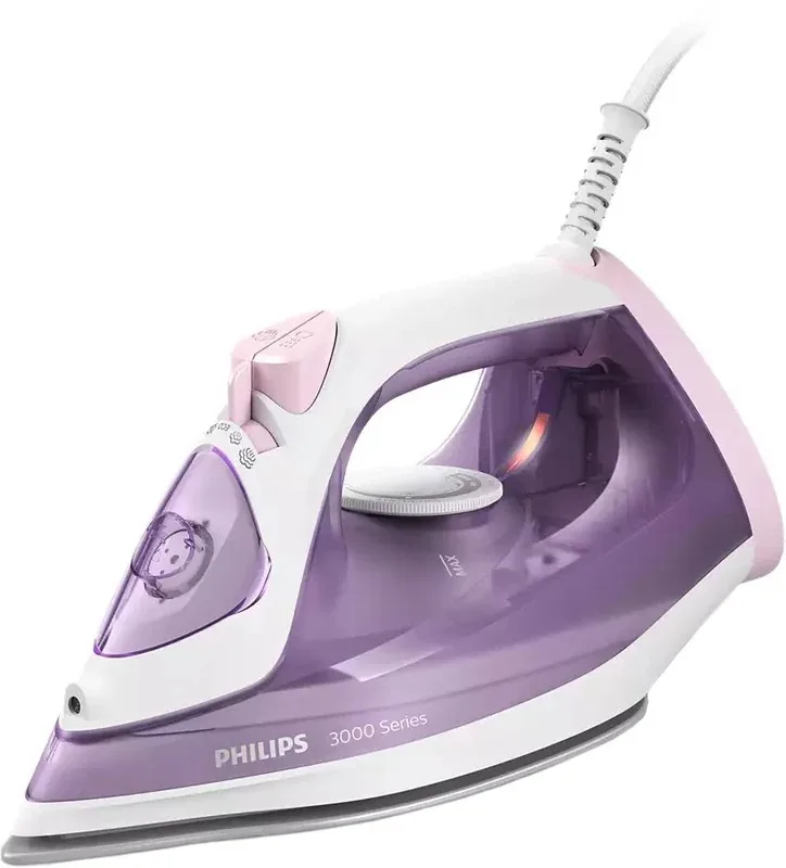 Праска Philips 3000 Series, потужність 2000 Вт, об'єм резервуара 300 мл, паровий удар до 140 г, постійна подача пари 30 г/хв, кера