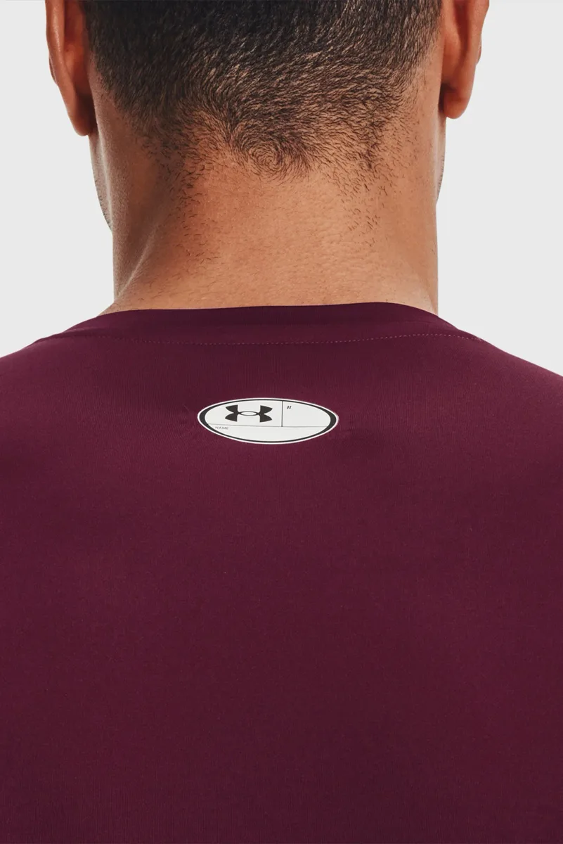Лонгслів Under Armour 84% Полиэстер 16% Эластан XL Бордовий