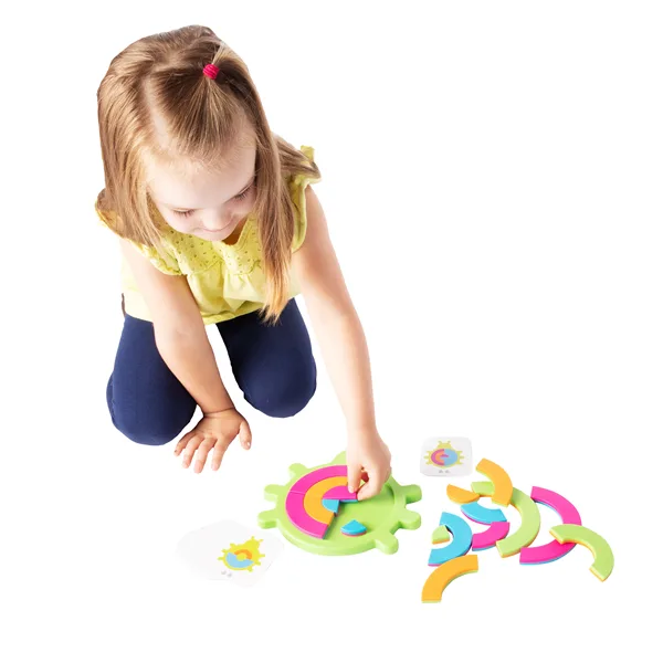 Пазл Fat Brain Toys АБС-пластик 24х24 см Різнокольоровий