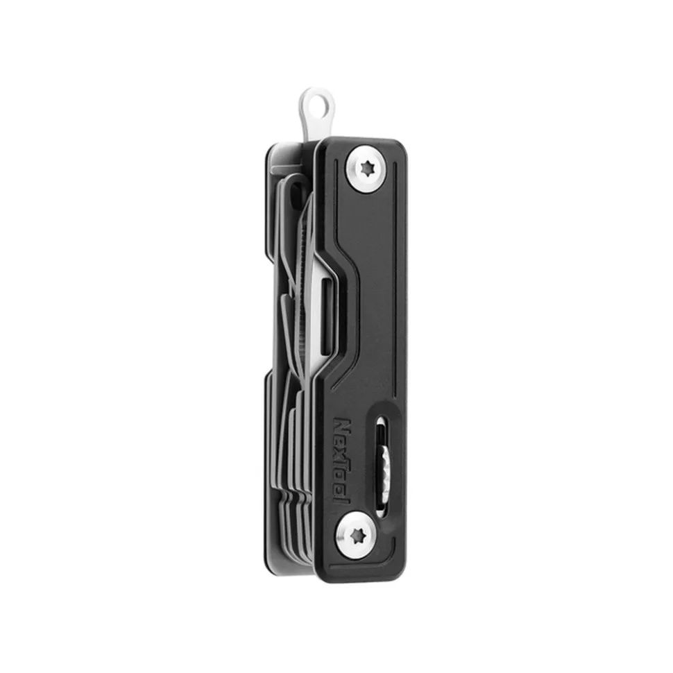Мультитул NexTool сталь 30Cr13 50 мм чорний 10 функцій 88 г