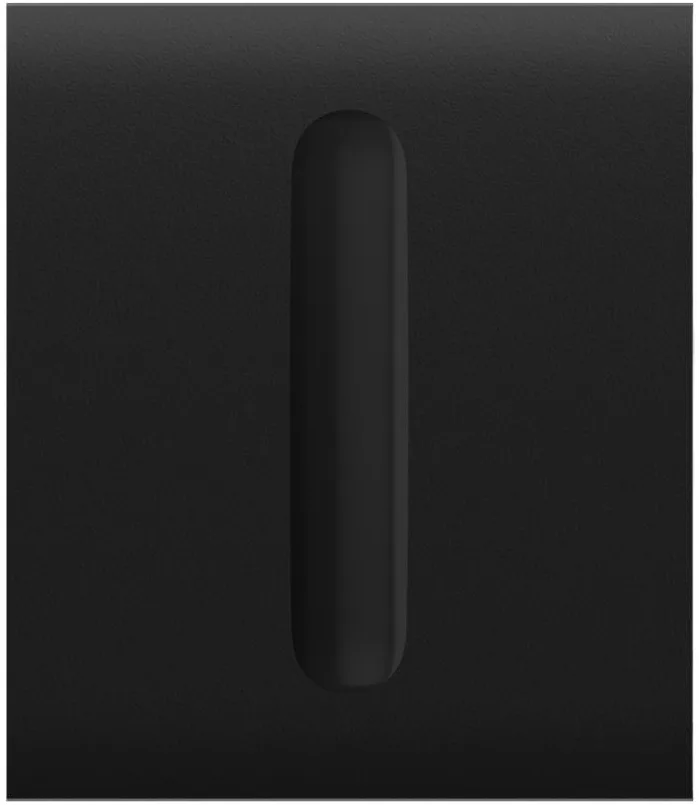 Кнопка центральна для одноклавішного вимикача димера Ajax CenterButton Dimmer 1-gang 2-way for LightSwitch, Jeweler, бездротовий, чорний