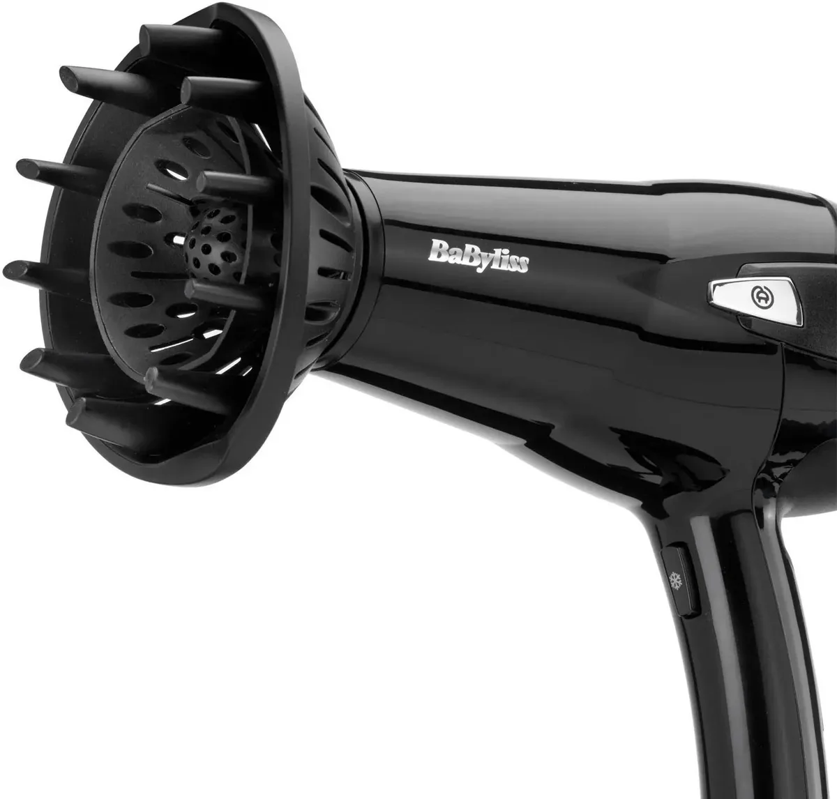 Фен Babyliss CordKeeper, 2000Вт, 3 скорости, ионизация, холодный обдув, автоматическая уборка шнура, черный
