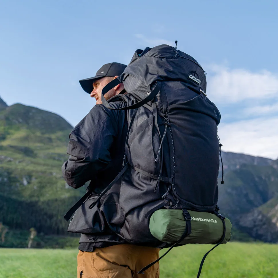 Надувной матрас двухместный Naturehike нейлон 200х125х6,5 см зеленый
